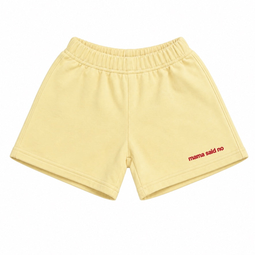 BUTTER YELLOW SHORTS