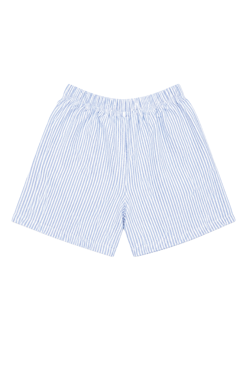 BLUE STRIPED SHORTS