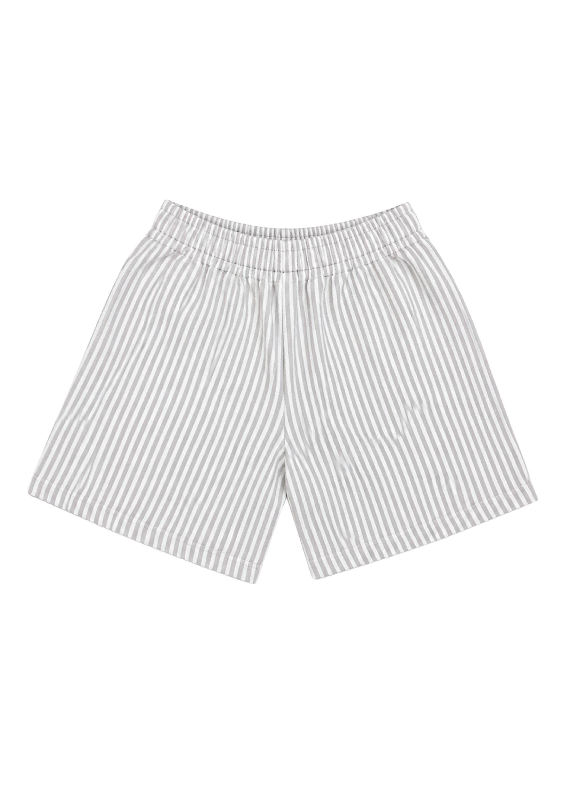 GREY STRIPED SHORTS