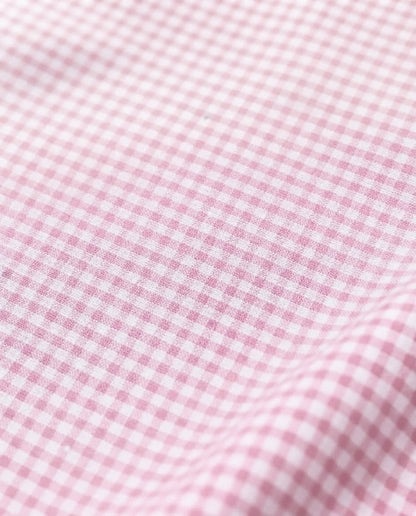 PINK CHECKERED PANTS
