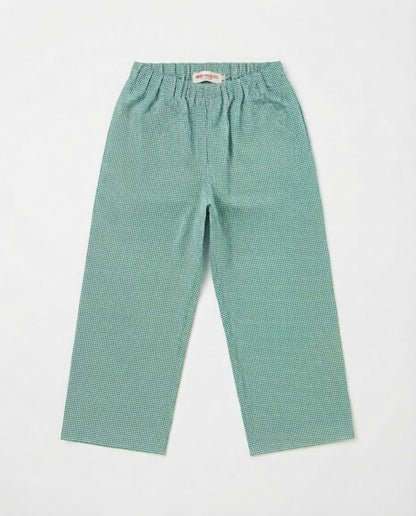 GREEN CHECKERED PANTS
