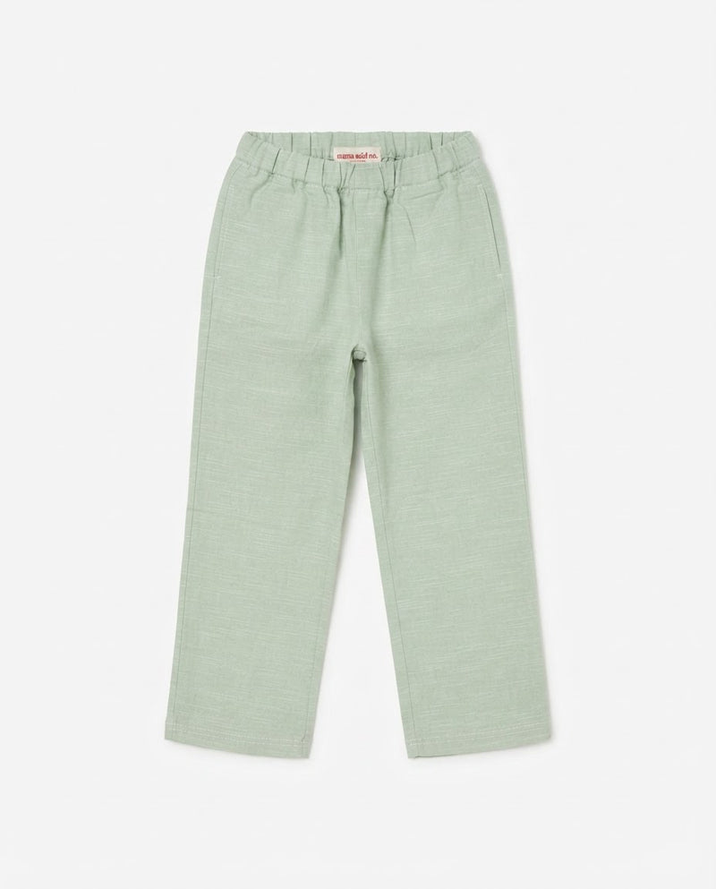 SAGE GREEN LINEN PANTS